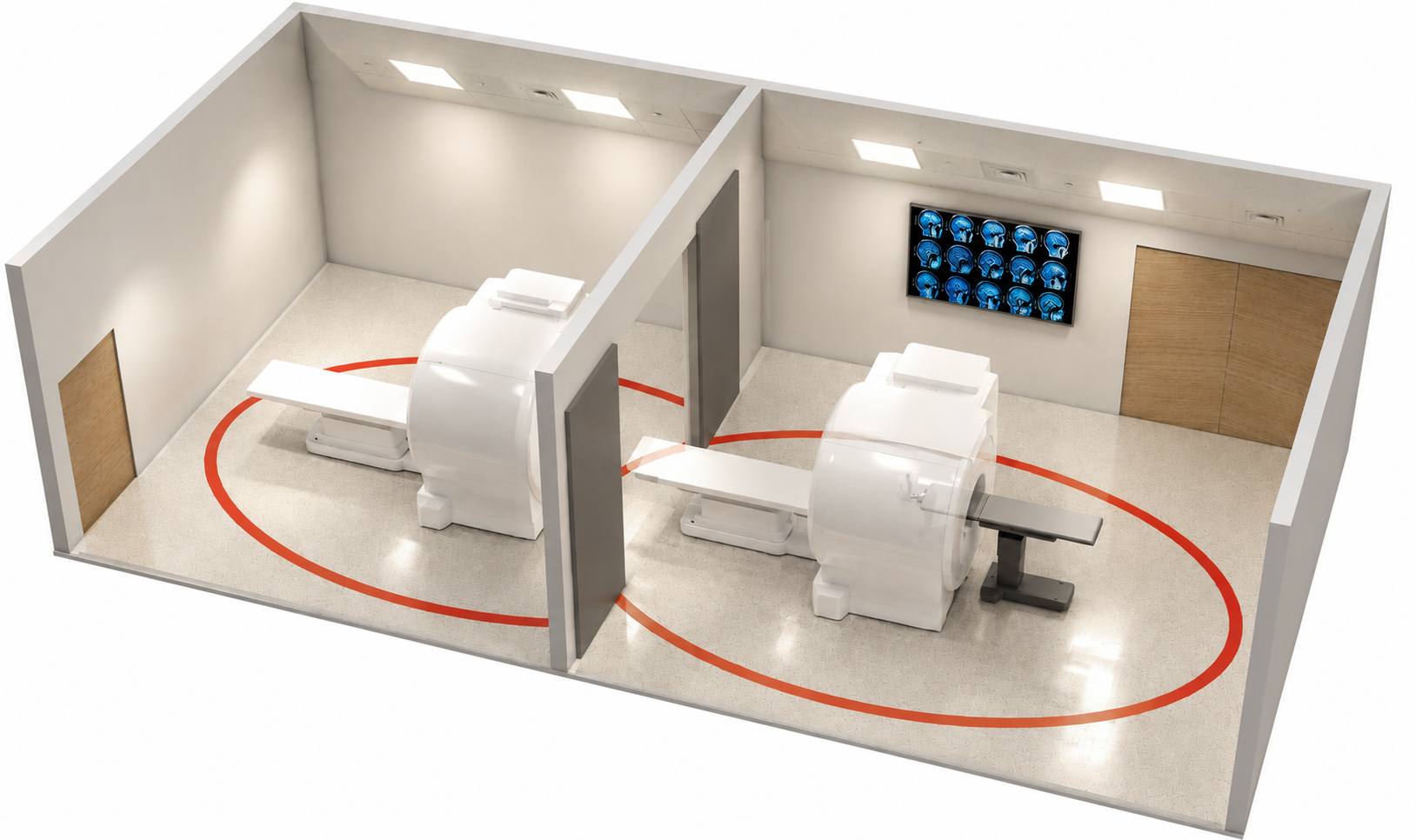 Intraoperative MRI (iMRI) 3D room render
