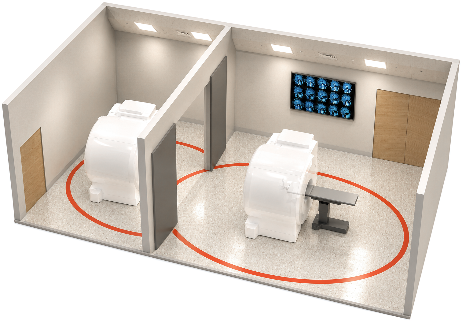 Intraoperative MRI (iMRI) 3D room render